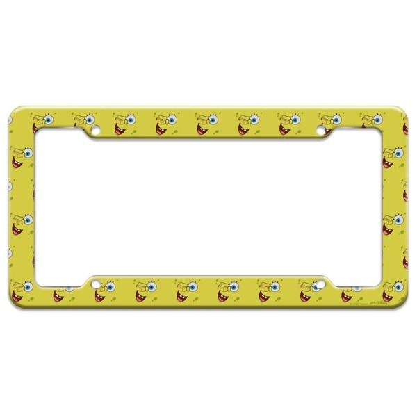 GRAPHICS & MORE Spongebob Winking Face License Plate Tag Frame