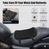 Erato Motorcycle Gel Seat Cushion and Cushion Cover 3D Honeycomb