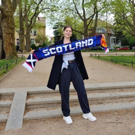 Euroscarves National Football High-Definition HD Knit Scarf (Scotland)