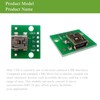 USB Breakout Board, USB to DIP Board Adapter, 2.54 mm
