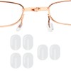 JAMMY Small Round Hole Circular Transparent Eyeglass Nose Rest Insert
