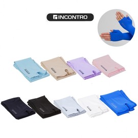 Incontro Tactel Cool Hand Cover / Hand Protection Cooling Cover Golf White FREE 2ea