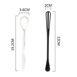 4 Pcs Plastic Egg Whipper Reusable Small Egg Beater Manual Multifunction Mini Whisks for Cooking Blending Whisking Mixing Frothing & Stirring (Random Color)