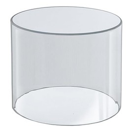 Azar Displays 556605 6-Inch W by 6-Inch H Clear Acrylic Cylinder