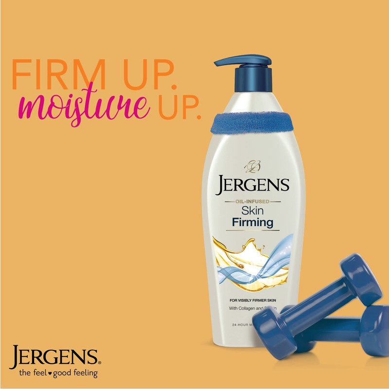 Jergens Firming Toning Body Moisturizer, 16.8 oz Skin