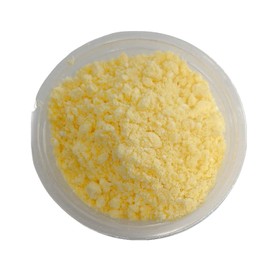 Ultimate Baker Non-Melting Donut Sugar, Naturally Colored Coating Sugar, Snow Sugar, Fine Grain Colored Sugar for Dusting Donuts, Cakes, Cupcakes, and Pastries (Yellow, 4oz Bag)
