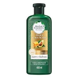 HERBAL ESSENCES BioRenew, Shampoo sin sulfatos ni parabenos para cabello seco, maltratado yo rizado Nutre e Hidrata Pequi  Aguacate 400 ml            