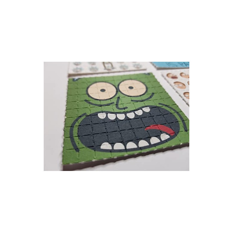 Pickle Rick Blotter Art Psychedelic Art Gift Acid Art 100