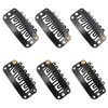 20 Pieces Hair Extension Clips U-Shape Stainless Steel Snap Clips