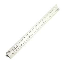Niigata Seiki SK TSIA-15KD Aluminum Triangular Scale Quick Scale for Land and House Surveyors, 5.9 inches (15 cm), White