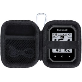 Lebakort Storage Case Compatible with Bushnell Golf Phantom 3 2 Slope/Swami KISS 2.0 Handheld Golf GPS Ragnefinder (Black Case)