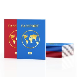 QDDSYGSGXX 10 Pcs Blank Passport Notebook Passport Book