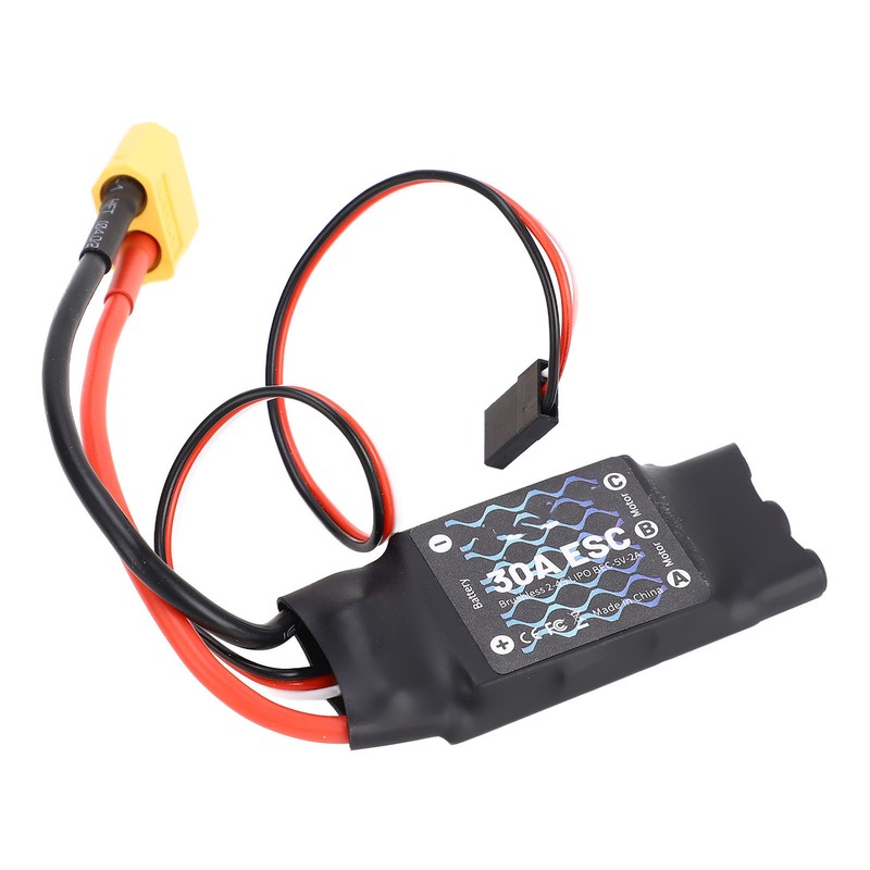 30A ESC Brushless Speed Controller with XT60 3.5mm Plugs for