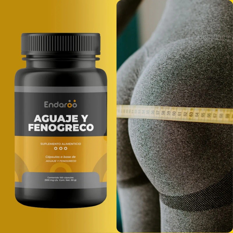 Aguaje + Fenogreco - Pack 300 Cápsulas Sabor Sin Sabor
