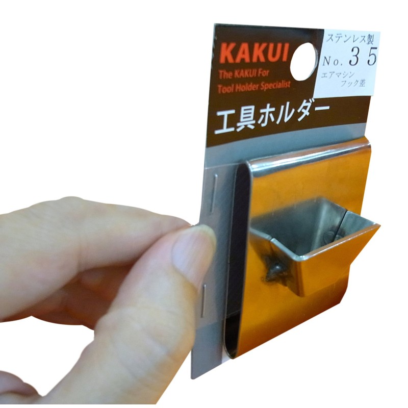 Kakui Tool Holder, Stainless Steel, Air Machine Hook Difference