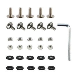 ATV Quad Plastic Body Fender M6 Bolt Washer & Nut Kit 6mm 50cc 70cc 90cc 110cc 125cc 150cc 200cc 250cc Set of 10