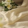 Avery Row Embroidered Muslin Blanket Wild Chamomile