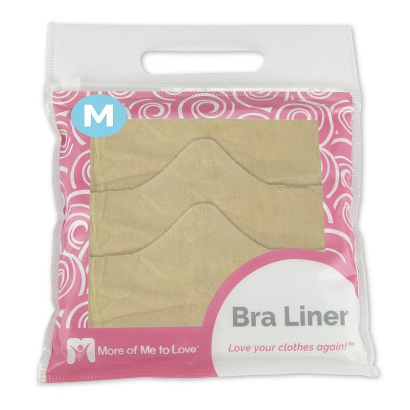 3 x 100% Cotton Bra Liner - Held in Place