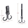 Lizihengpi 6 pieces convenient bicycle hooks for hanging luggage travel