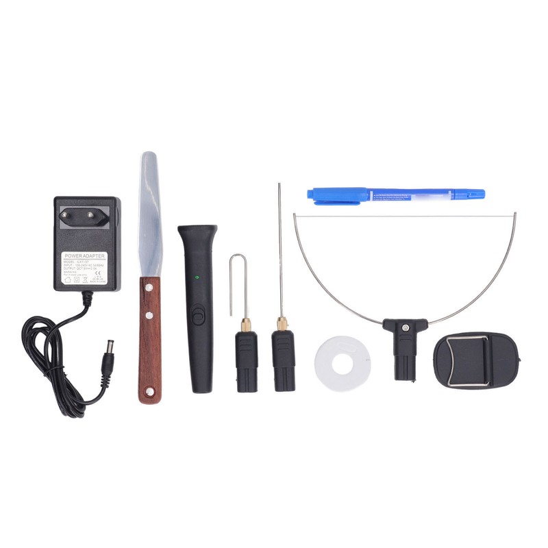 9Pcs Electric Foam Cutter Fast Heating Clean Smoothly Cutting Hot