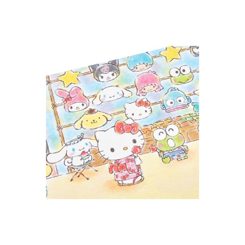 Sanrio JSP28-4 S4028 384747 Message Card Summer Postcard Character Mix