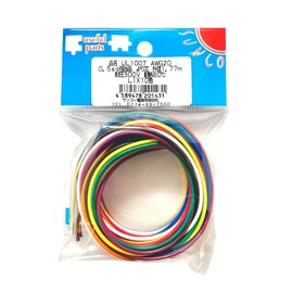 Sanko Densho UL1007 AWG20 Heat Resistant Vinyl Insulated Wire (10 Colors x 3.3 ft each), Flexible and Easy to Handle, Multi-purpose Wiring Cord Ideal for Electronics, Cars, Motorcycles, Wire Repair