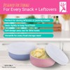 Elk and Friends Kids Porcelain Bowl Silicone Lids | Lids