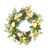 Easter Wreath Easter Eggs Daisy Garland Simulation Plants Door Hanger