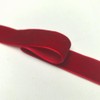 Chenkou Craft - Cinta de terciopelo roja de Navidad de