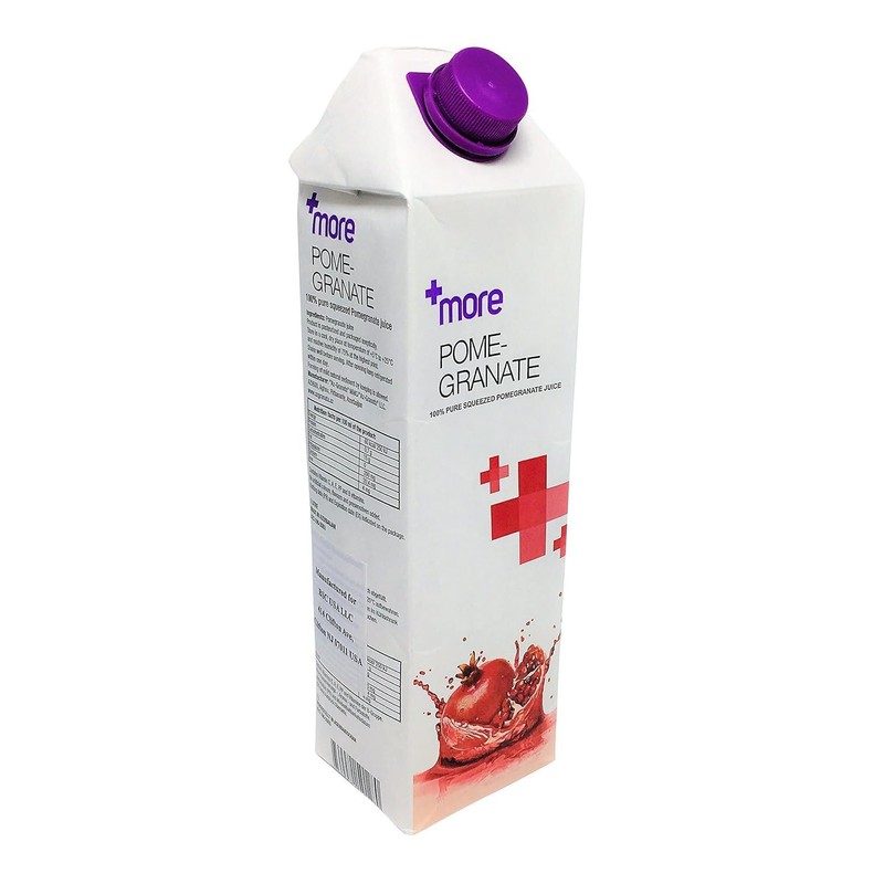 100% Pure Natural Pomegranate Juice, 33.8 Oz Cartoon Box (2