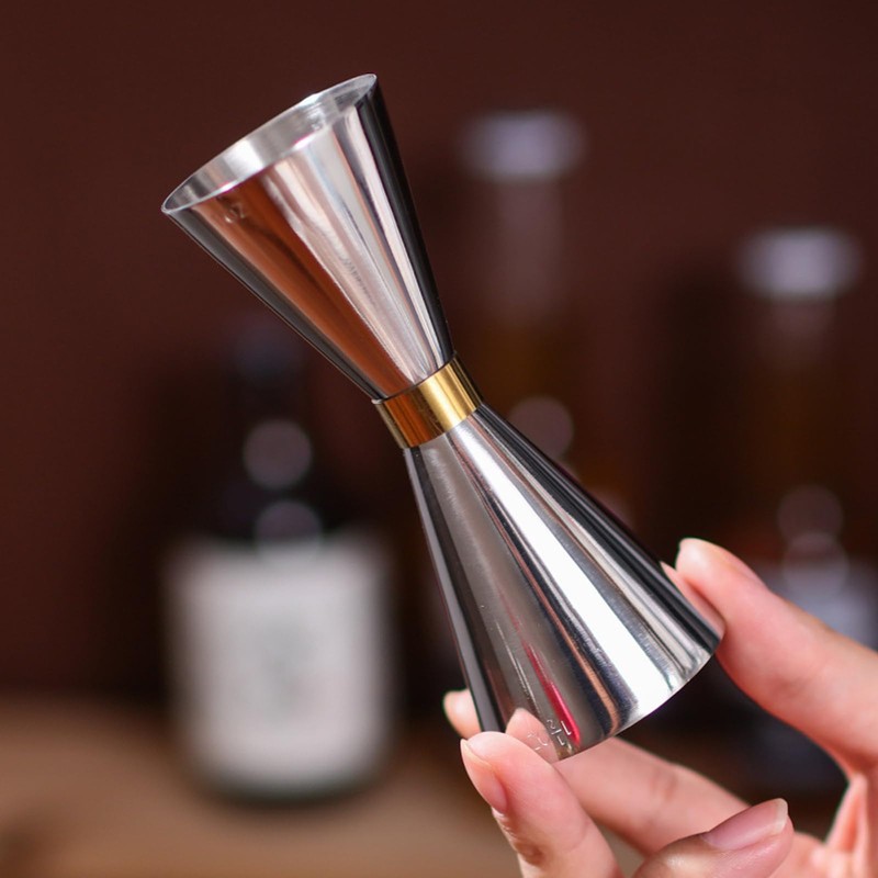 Measuring Cup Graduated Jigger Cup Cocktail Stainless Steel Measuring Cup