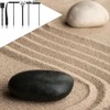 6Pcs Mini Zen Garden Kit, Zen Garden Rake Tools, Black