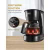 Gevi 4 Cups Small Coffee Maker, Compact Coffee Machine with