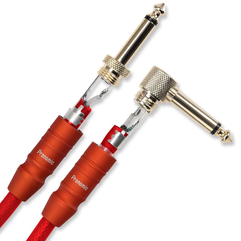 Pronomic Trendline INST-A-6R Professional Guitar / Instrument Cable / 6.3