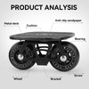 FreeSkates Portable Roller Road Drift Skates Plate, with Aluminum Alloy