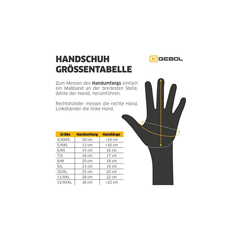 Gebol GO Work Gloves Set Moving | Size L (Size