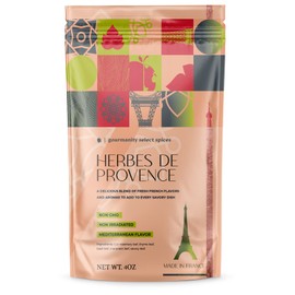 Gourmanity Select Herbs de Provence Seasoning From France, Unique and Flavorful Herb Mix for Versatile Use, Blend of Rosemary, Thyme, Basil, Marjoram & Savory leaf [4oz bag]