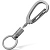 FEGVE Titanium Quick Release Keychain, Detachable Pull Apart Key Chain