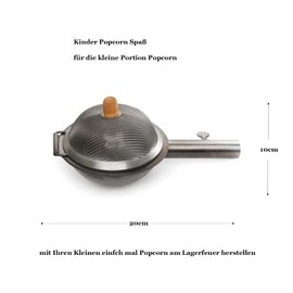 WESTCRAFT Huckleberry Popcorn Maker Corn Popcorn Machine for Popcorn Pop, Outdoor Camping Campfire