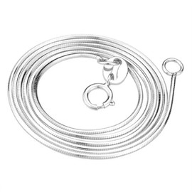 ASFKIPMF 3 Pieces 925 Sterling Silver 2mm Snake Chain Necklace Jewelry Italian Magic Snake Chain Necklace Jewelry for Men and Women(16-24 Inch) 20 Inch