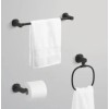 Kohler Ealing Three-piece Bathroom Accessory Set In Matte Black New