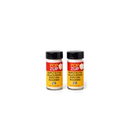 Popzup Popcorn Seasonings 2 Pack - Pure & Simple Ingredients, Non-GMO and Gluten-Free (Truffle Butter)