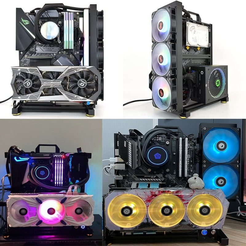 PC Creative Assembly Frame Test Bench，Open Air Frame Case, DIY