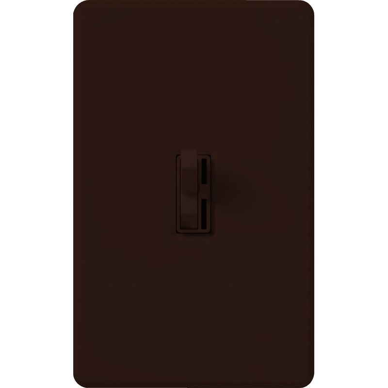 Lutron Toggler Magnetic Low Voltage Dimmer Switch, Single-Pole, AYLV-600P-BR, Brown