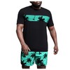 Floerns - Conjunto de 2 piezas bohemio con estampado de