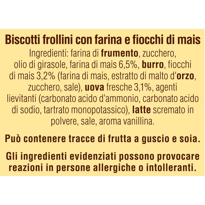 Pannocchie 350gr Bag - Mulino Bianco