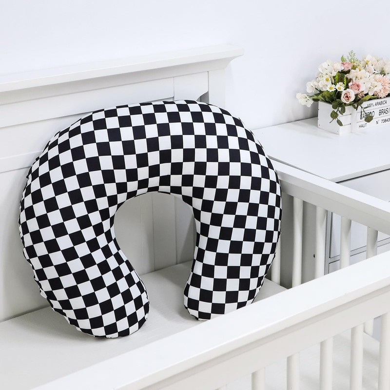DILIMI Nursing Pillow Cover, Stretchy Removable Case for Breastfeeding Pillows,