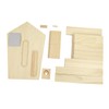 Kagaya Wood Birdhouse Tissue Case