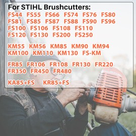 JRISBO Autocut 25-2 Mowing Head for Stihl Brush Cutter, Line Head Compatible with Stihl FS44 FS55 FS56 FS74 FS80 FS85 FS90 FS120 FS240 FS250 FS260 Autocut 25-2 Replacement Parts Thread Spool