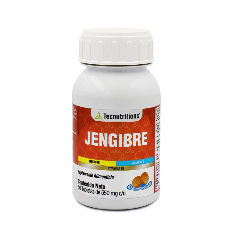 Suplemento Alimenticio de Jengibre con Vitamina C y complejo B